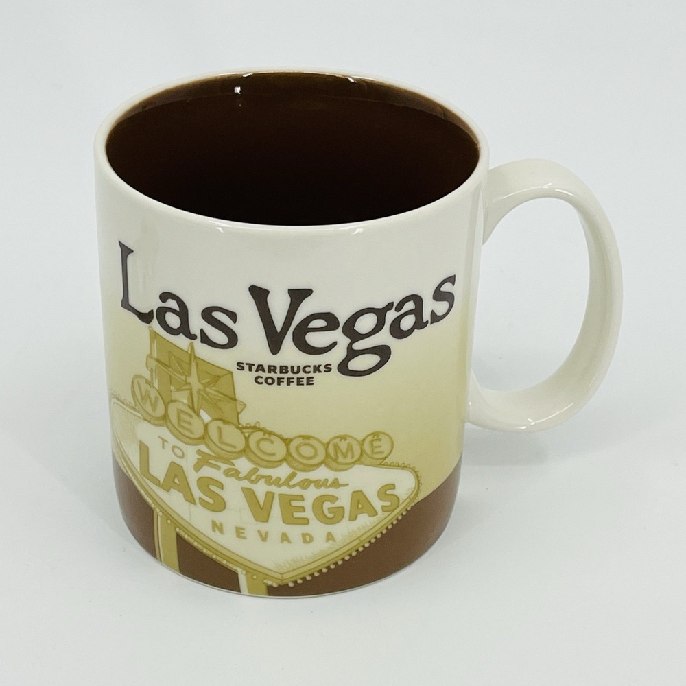 Las Vegas 2011 Starbucks Coffee Mug Collector Series 16 Oz Global Icon